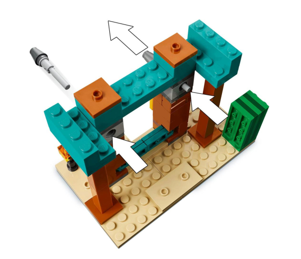 LEGO Minecraft 21267 Pustynny patrol złosadników - 1283660 - zdjęcie 12